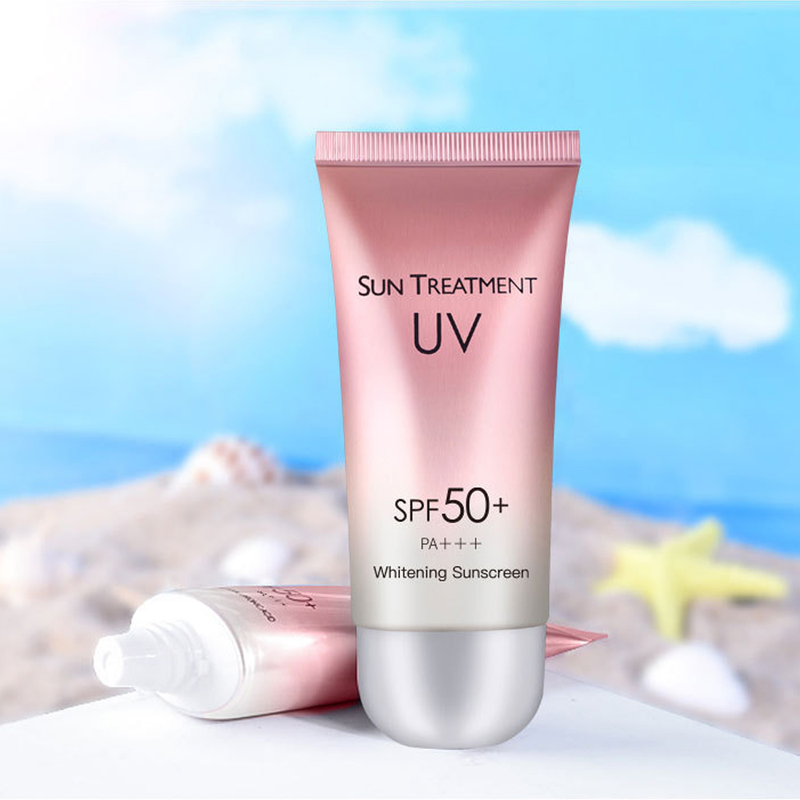 SPF50+Vücut Güneş Kremi SPF 50+Beyazlatıcı Yüz Güneş Kremi Cildi beyazlatmak için kullanılan hafif ve ince bir güneş koruyucu._voghion.com