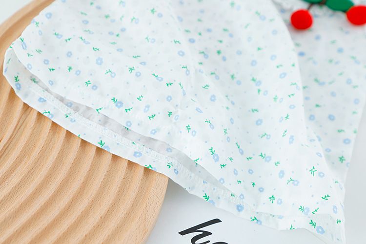 Barns sommar internetkändistjej 1-4 år gammal moderiktig och snygg kortärmad uppsättning, ryggsäckshorts för baby_voghion.com