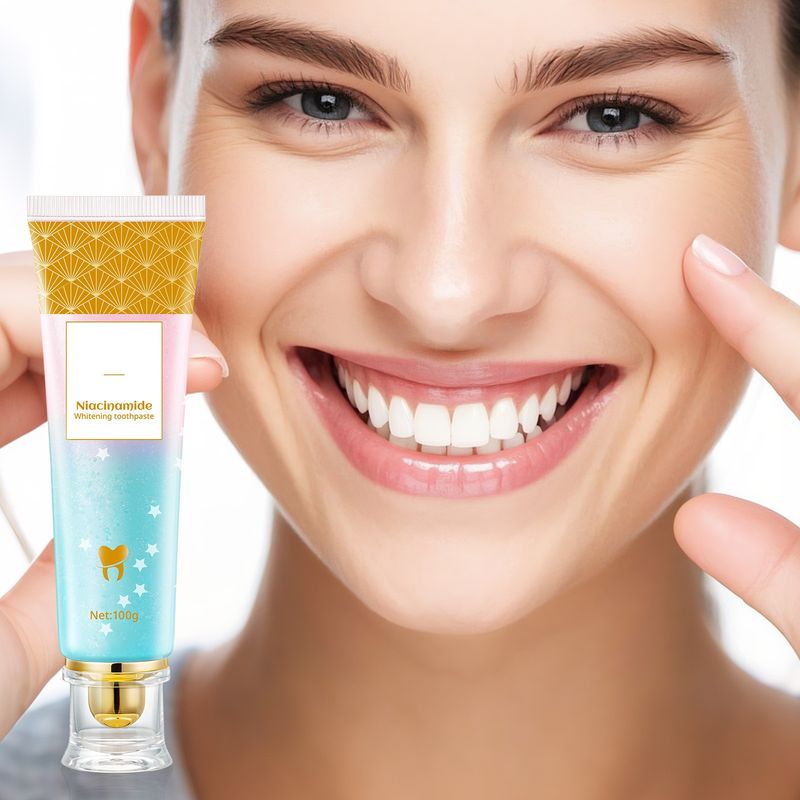 TK Niacinamide Whitening Highlighting Toothpaste Refreshing Teeth Fresh Breath 100g_voghion.com