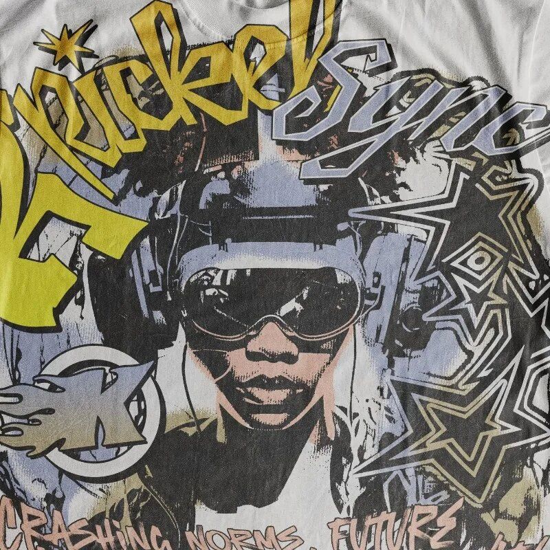 Men's Clothing Y2K t shirt hip hop punk printed retro pattern Gothic street wear men's fashion cotton oversized t shirt_voghion.com