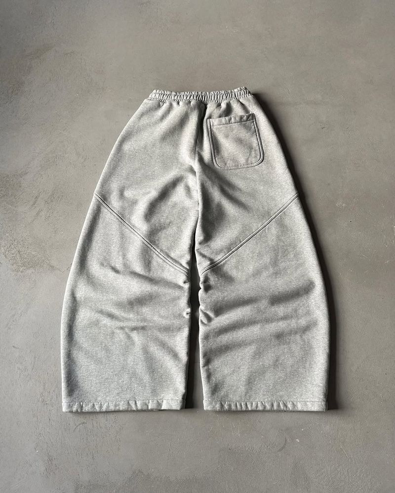 Pantalones deportivos con bordado transfronterizo, unisex, de pierna ancha, estilo hip hop, holgados e informales._voghion.com