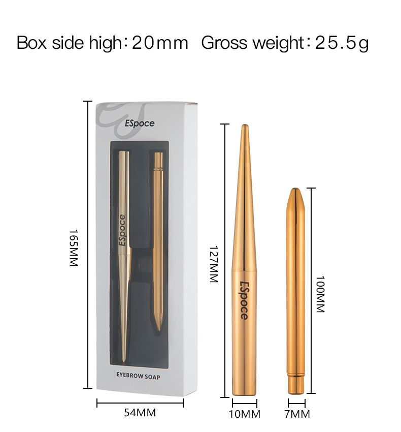 Natürlich aussehendes Augenbrauen-Pflegewachs, schnelltrocknend, wasserfest, schweißfest, unsichtbare 3D-Augenbrauen-Formcreme, lang anhaltender Pudaier_voghion.com