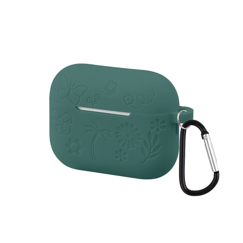 Custodia con motivo a farfalla e fiore 3D per AirPods Pro 3 2025, morbida custodia in silicone con motivo a cartoni animati per AirPods Pro3, custodia con gancio_voghion.com