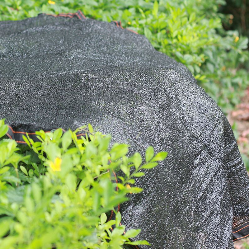 Rete ombreggiante anti-UV in HDPE a 3 pin nera per piante grasse, parasole per esterni, fienile o cuccia, fiori, piante, patio, prato, rete_voghion.com
