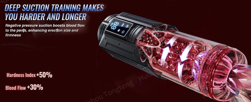 APP LED Automatic Male Masturbator Cup 7 Sucking Rotating Licking Thusting Modes Pocket Pussy Stroker Blowjob Sex Toys_voghion.com