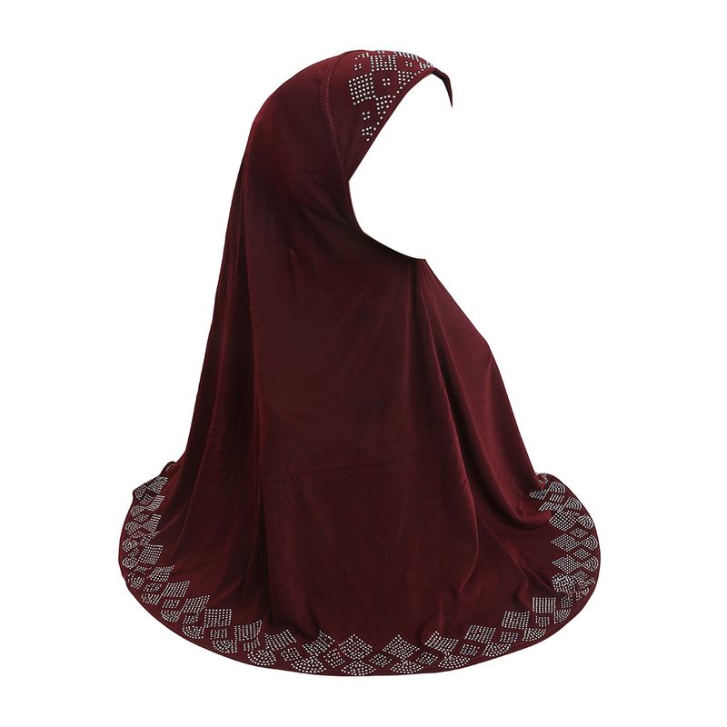 Cappello a forma di diamante caldo da 70 cm, sciarpa in garza malese H146_voghion.com