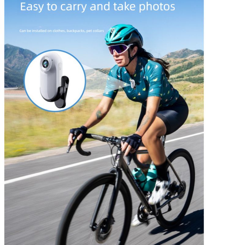 Cámara de bolsillo con grabadora de movimiento HD para mascotas, ideal para niños._voghion.com