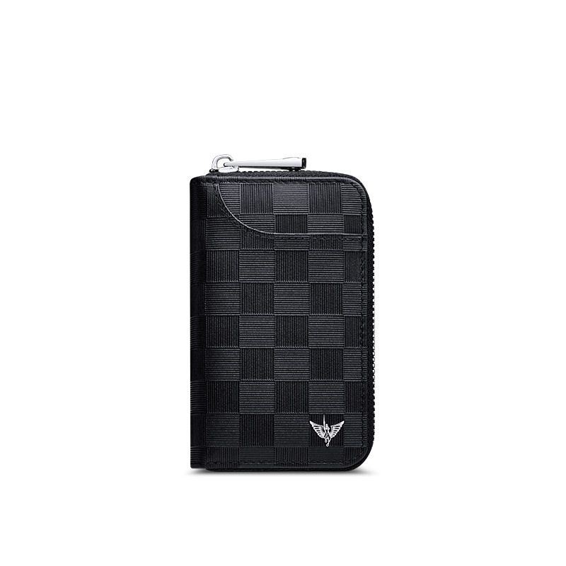 Paul Men's Genuine Leather 2023 New Fashion Waist Hanging Multifunctional Car Key Wallet Storage Card Holder Trendy_voghion.com