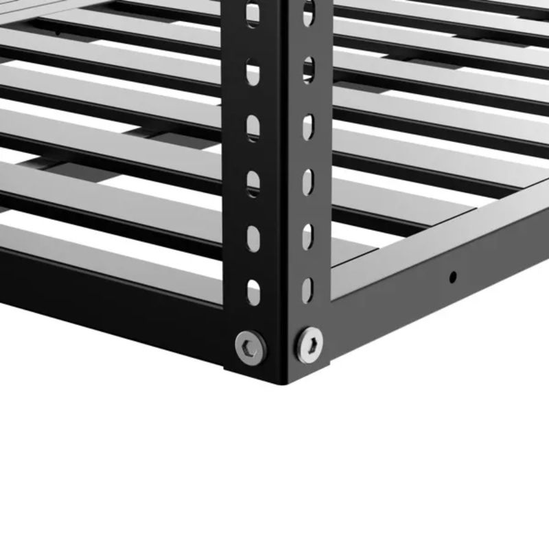 Racks Storage 750LBS Rack Capacity Garage Mounted Over Heavy Adjustable 3x8 Storage Weight Black Ceiling Duty_voghion.com