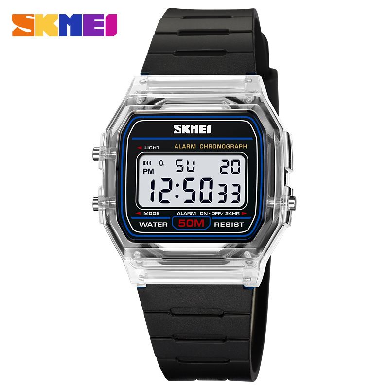 Skmei Internet Celebrity Live Streaming Same Style Square Electronic Watch_voghion.com