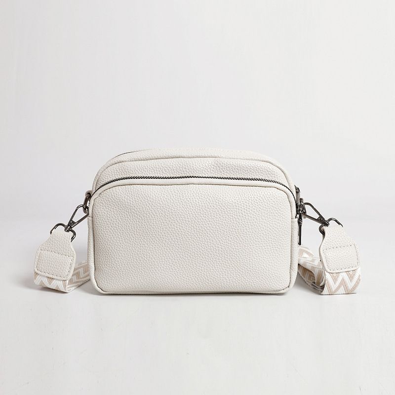 Borsa a tracolla singola da donna, piccola, quadrata, con tracolla larga, grande capacità, alla moda e di nicchia, alla moda, da donna_voghion.com