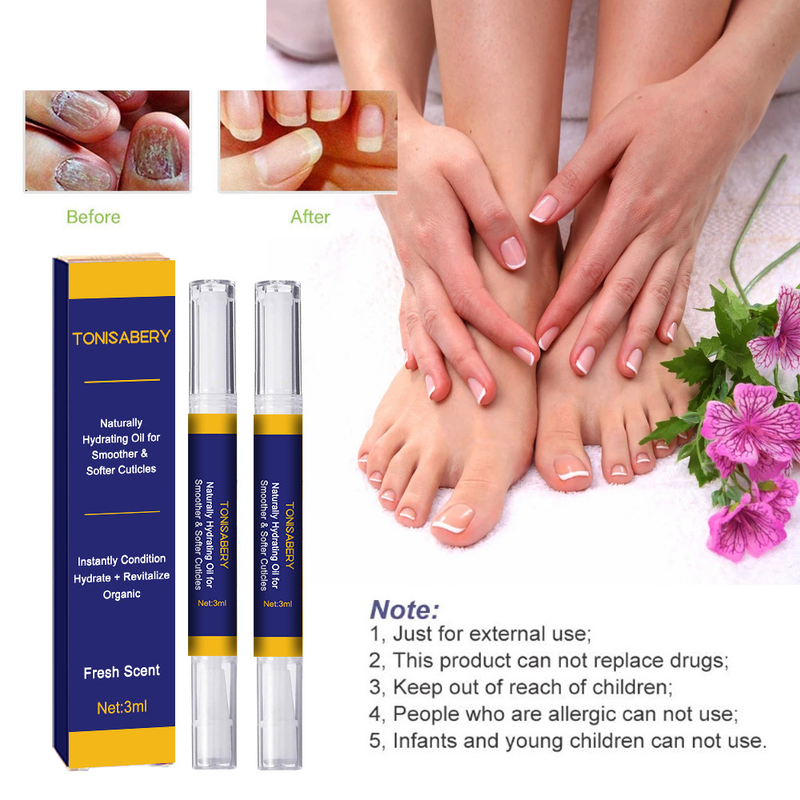 Un ensemble de deux ensembles de solutions nutritives et de réparation des ongles pour enlever les ongles gris._voghion.com