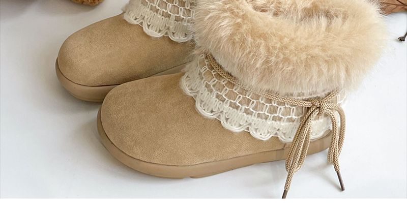 Schneestiefel mit dicker Sohle für Damen, Herbst/Winter 2025, neue Plüschstiefel, warm, modisch, vielseitig_voghion.com