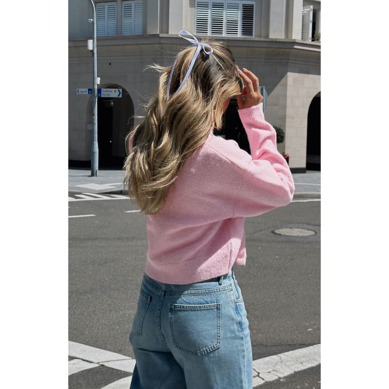 Soft & Stylish Women's Casual Button-Up Knit Cardigan - Lightweight, Breathable & Versatile - Solid Color Open Front Sweater_voghion.com