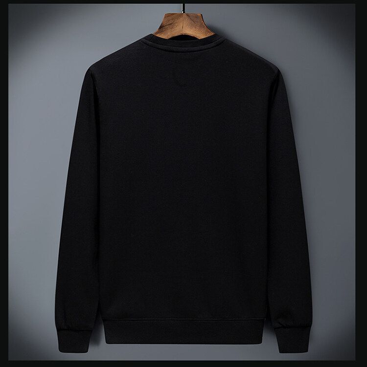 European Station Herren Casual Frühling und Herbst Trendy Brand Hot Dia Große Größe Sportanzug Baumwolle Rundhals Sweatshirt_voghion.com