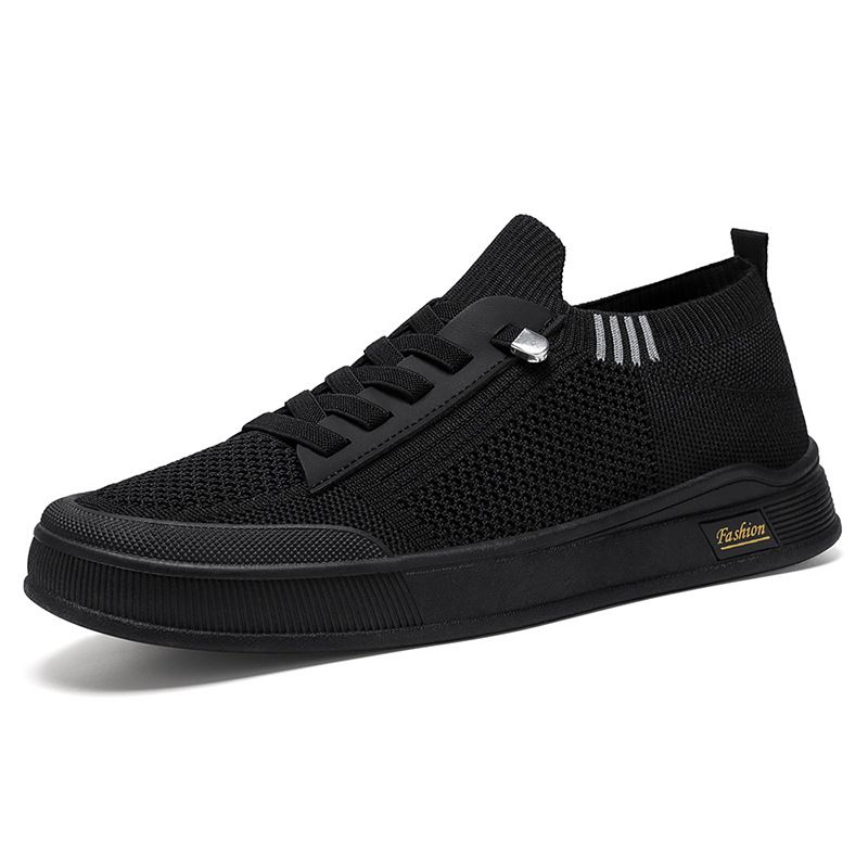 Solid Color Casual Breathable Non-Smelly Slip-On Dad Men's Dress Single Shoes_voghion.com