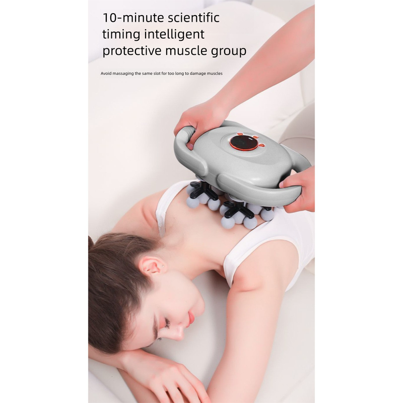 Professionelle Faszienpistole für den Heimgebrauch, Hochleistungs-Massagehammer, Muskel-Taille, Ganzkörpermassagegerät, lange Batterie_voghion.com