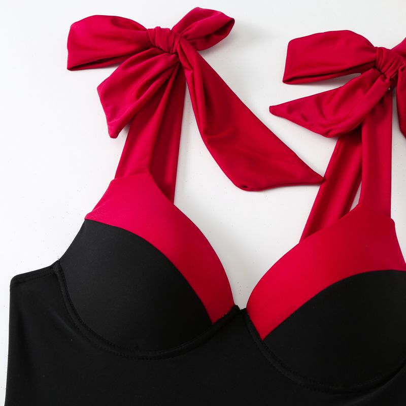 Maillot de bain une pièce uni pour femme, couvrant le ventre et amincissant_voghion.com