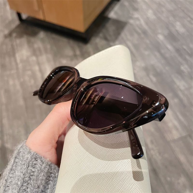 Green Same Style GM Cat Eye Small Frame Myopia For Women With Bare Skin, Thin Face, Anti UV Polarized_voghion.com