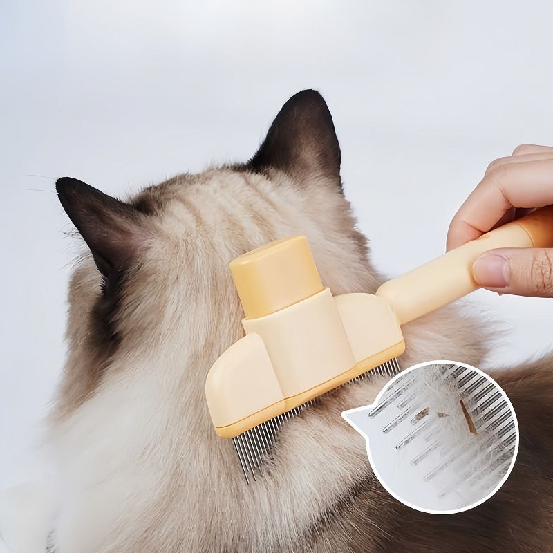 Pettine di plastica per rimuovere il pelo di cani e gatti di PawParty Store_voghion.com