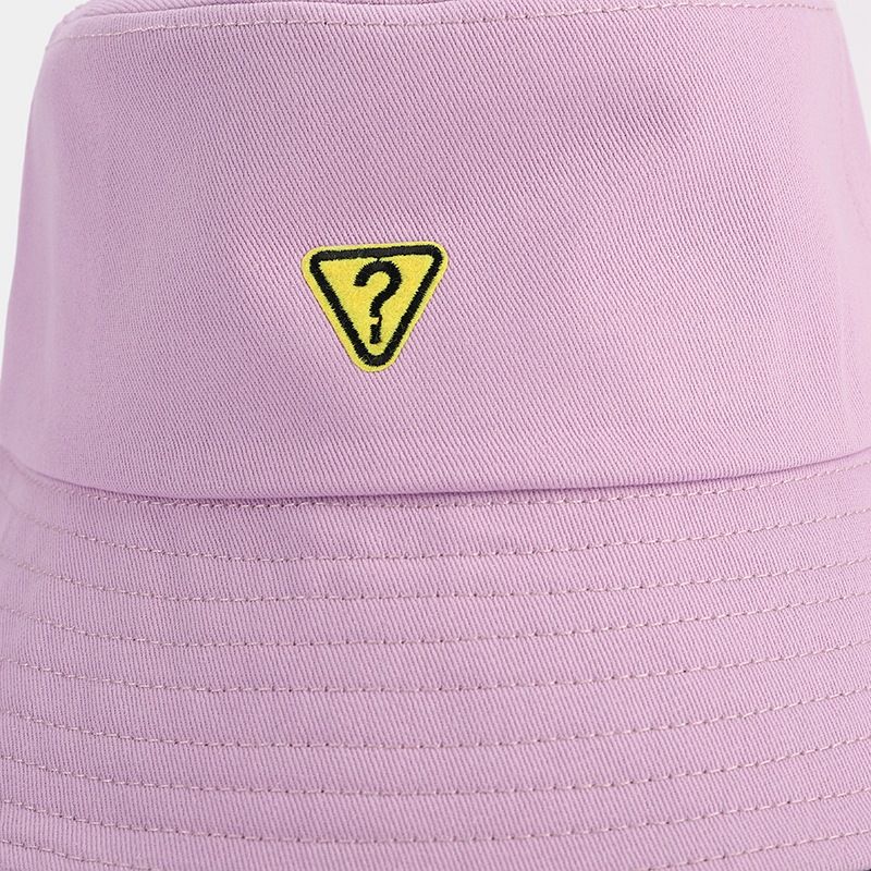 Νέα ετικέτα υφάσματος με ερωτηματικό, φαρδύ γείσο, γυναικείο καπέλο κουβά, πολυχρηστικό καπέλο ηλίου που δείχνει μικρό πρόσωπο, casual καπέλο νιπτήρα για άνδρες_voghion.com