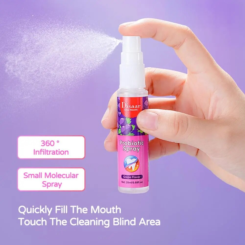 20Ml Freshener Lemon Drift Mint Taste Artefact Female Portable Breath Cushion Mouth Cleansing Spray_voghion.com
