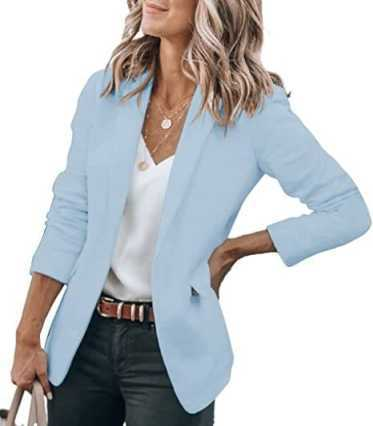 Giacca autunno nuovo temperamento da donna a maniche lunghe con colletto monopetto_voghion.com