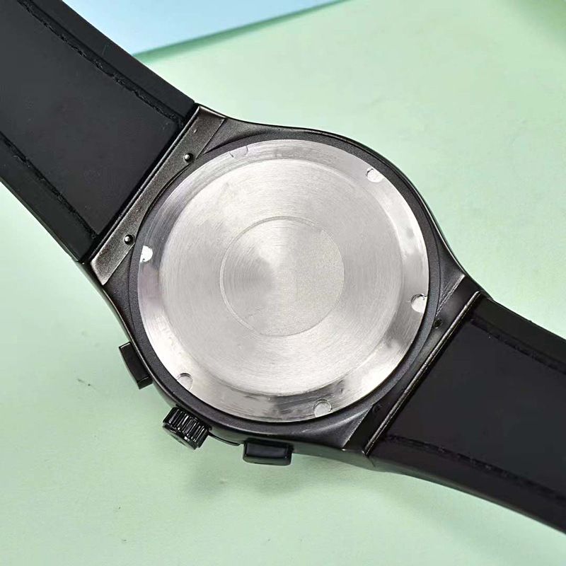 Nuovo orologio da uomo semplice, leggero, di lusso, alla moda, con scheletro, quadrante europeo, multifunzione, sei lancette, secondi continui, al quarzo_voghion.com