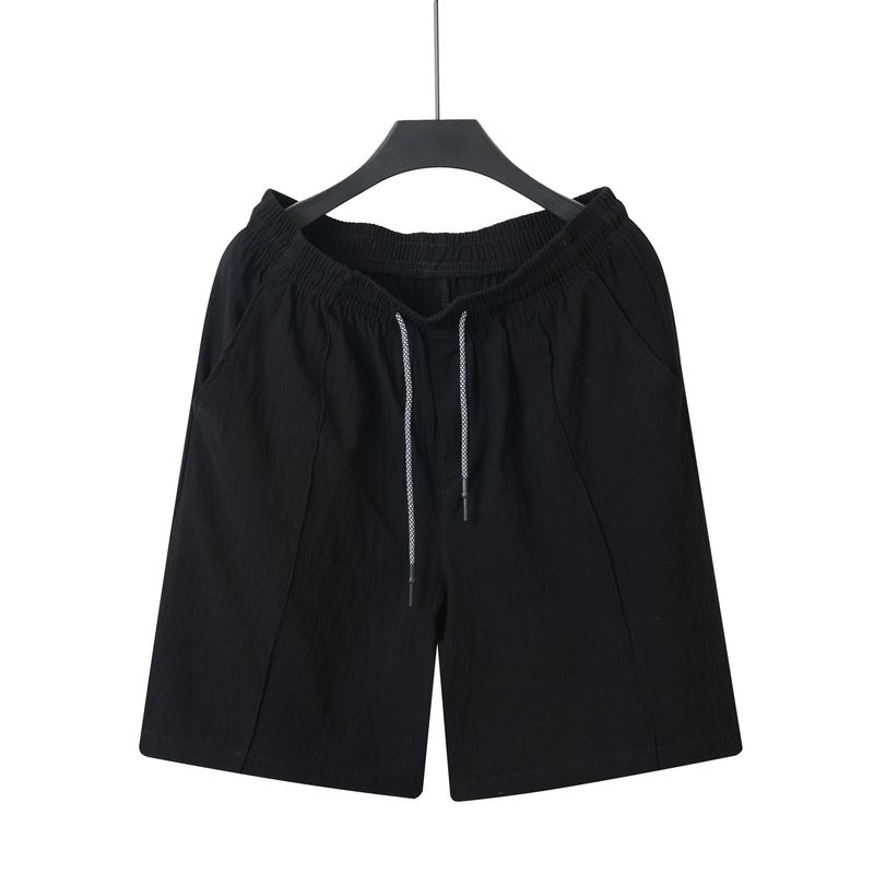 Men's Linen-Cotton Drawstring Shorts – Breathable Summer Casual & Beach Pants (S-XXXL, Relaxed Fit, Quick-Dry, Machine Washable)_voghion.com