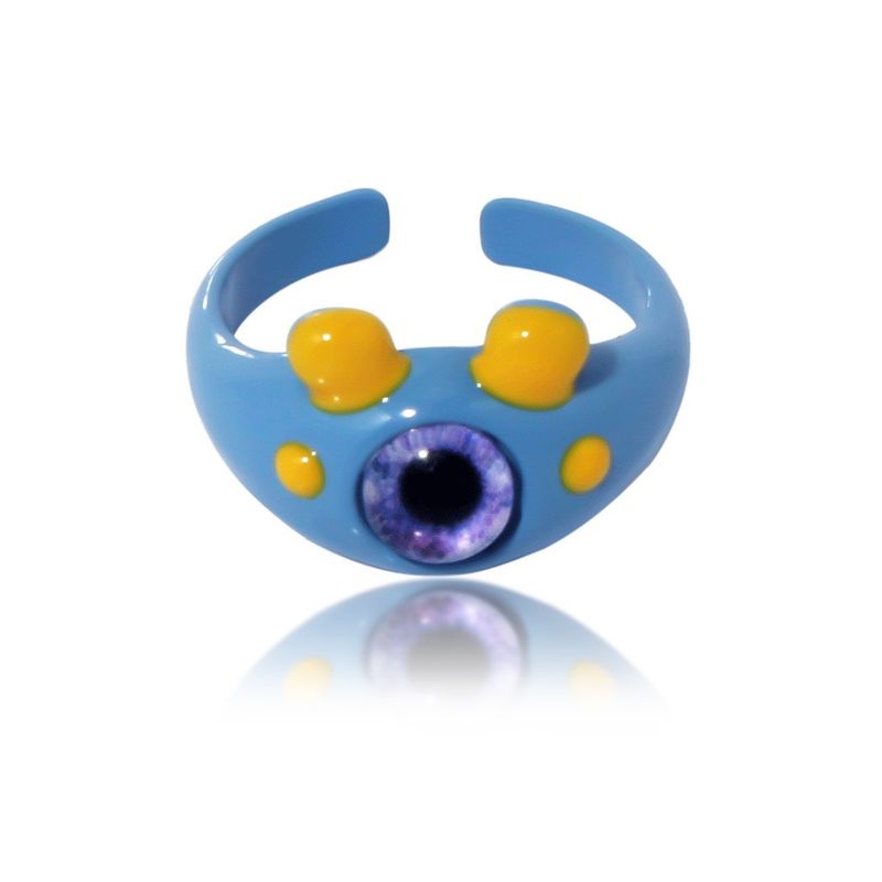 Childlike and Cute Cat Monster for Women's Fashion, Adjustable Opening, Index Finger Ring, Internet Celebrity,_voghion.com