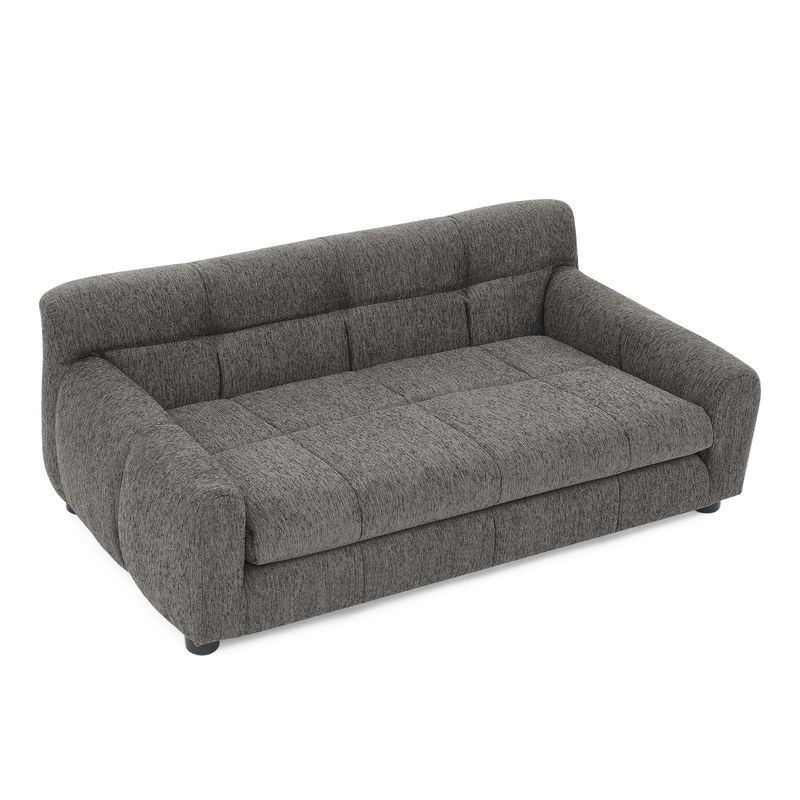 Soft And Comfortable Pet Sofa With Backrest And Armrests, Suitable For Modern Rectangular Pet Sofas For Small And Medium-sized Dogs,-dark Gray_voghion.com