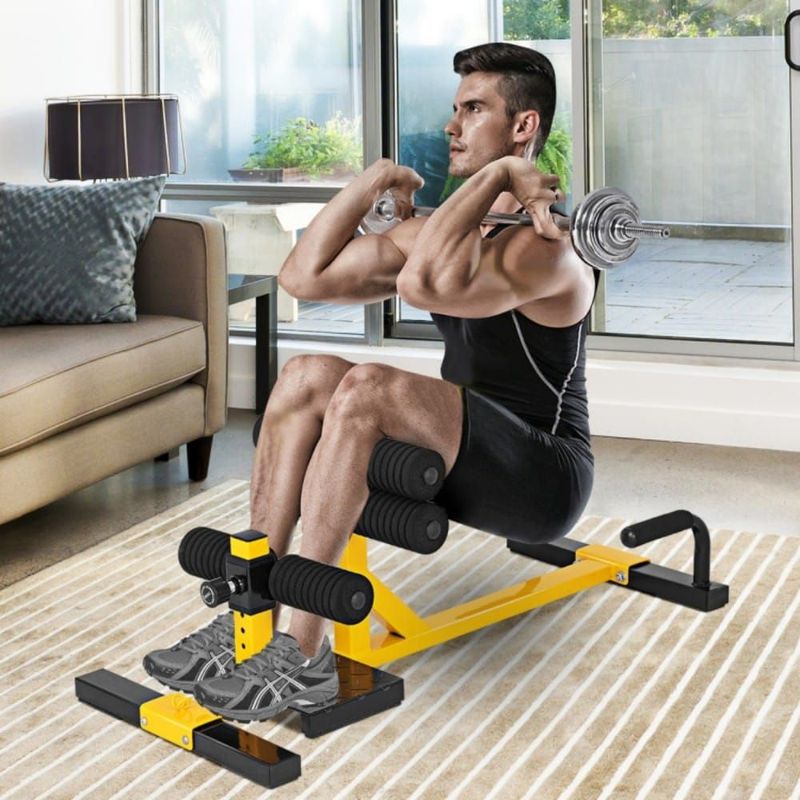 3-in-1 Sissy Squat Ab Workout Home Gym Sit-up Machine_voghion.com