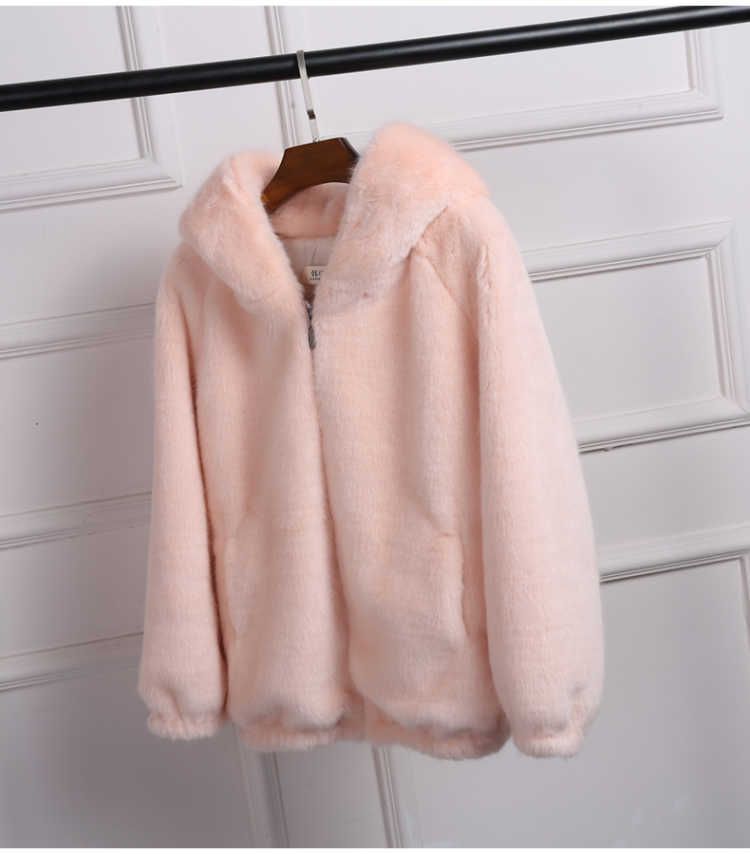 Cappotto in pelliccia di visone e pelliccia di volpe, caldo e alla moda, da donna_voghion.com