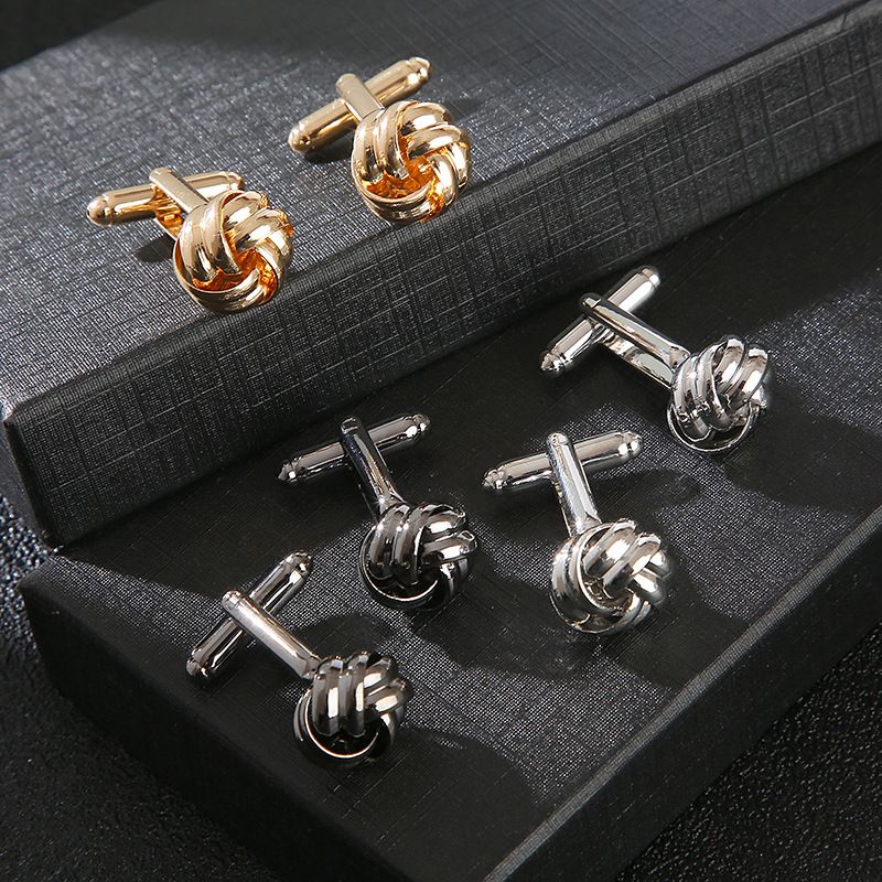 special supply twist cufflinks cuff nails hollow shape fashion men's shirt cufflinks_voghion.com