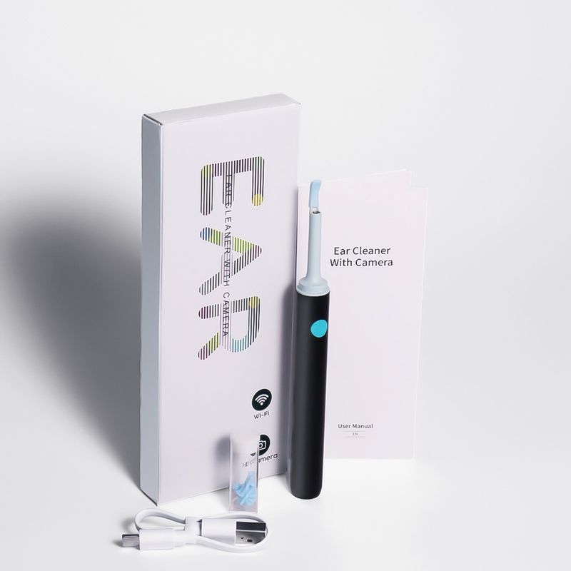 Wireless Stick Adhesive Artifact HD Intelligent Visible Ear Digging Spoon_voghion.com