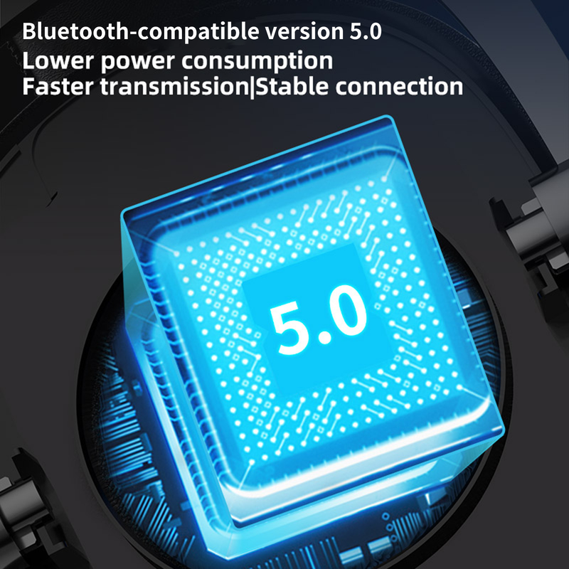 Gaming Fidelity Bluetooth 2.4G KZ-GP20 hoofdtelefoon Hoge draadloze omnidirectionele stereo sportheadset met RGB-ademhaling_voghion.com