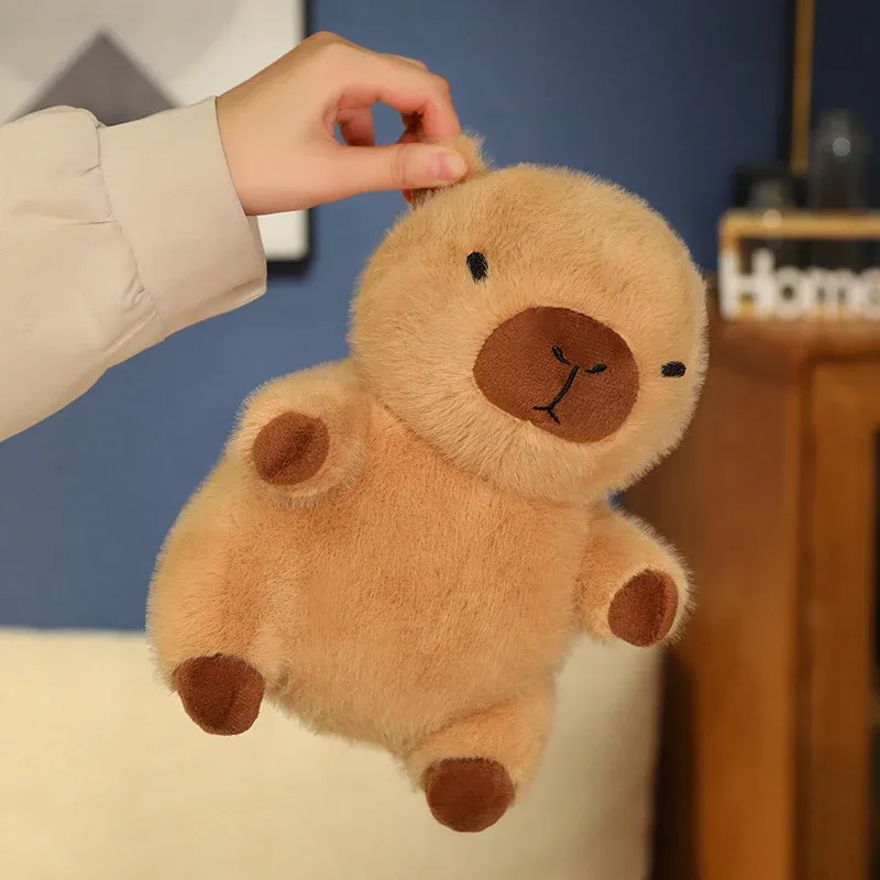 Kapybara pliušiniai gyvūnai Žaislai Kūrybiniai animaciniai filmukai įdaryti lėlės Kawaii kambario dekoras Išskirtinės gimtadienio dovanos gali pakeisti drabužius_voghion.com