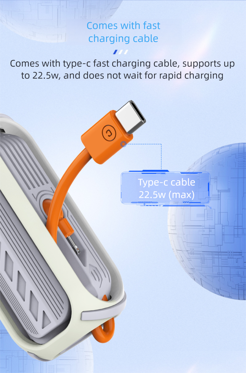 Mini banco de cápsulas de bolso 5000mAh compacto de emergência com tomada dupla para celular e presente_voghion.com