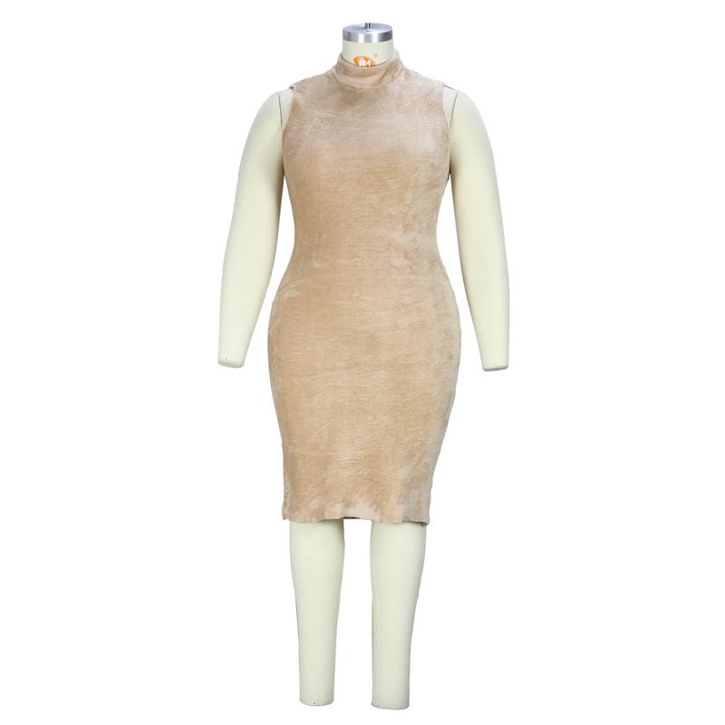 Abbigliamento donna temperamento abito e cappotto due pezzi moda transfrontaliera ampio lungo cardigan velluto completo_voghion.com