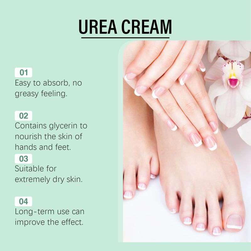 OCEAURA Nährende tägliche Feuchtigkeitspflege für weiche, empfindliche Haut, Hände und Füße, Urea-Creme_voghion.com