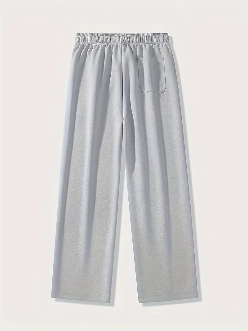 Herrenbekleidung Sporthosen Herbst und Winter Gerade Lose Hosen Jogginghosen Lässige Jungen Wischhosen_voghion.com