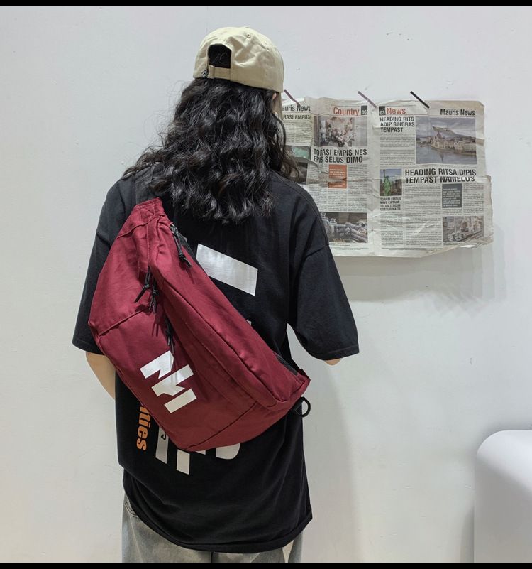 Brusttasche Männliche Modemarke Ins Umhängetasche Weibliche Tasche Große Kapazität Gürteltasche Lässige Große Umhängetasche_voghion.com