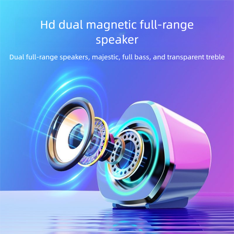 Computer Wired For Home Use Desktop Mini Subwoofer Laptop Multimedia Speaker_voghion.com