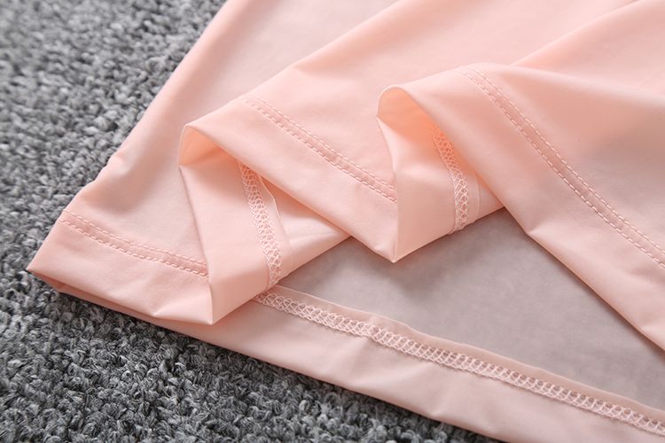 Roupa de corrida Cool Running com gola alta, manga comprida, ajuste fino e secagem rápida, com proteção solar_voghion.com