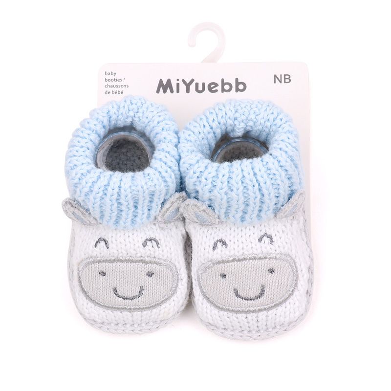 Neugeborenen Baby Schuhe Hand-woven Junge Und Mädchen Baby Cartoon Tier Wolle Kleinkind Galoschen_voghion.com