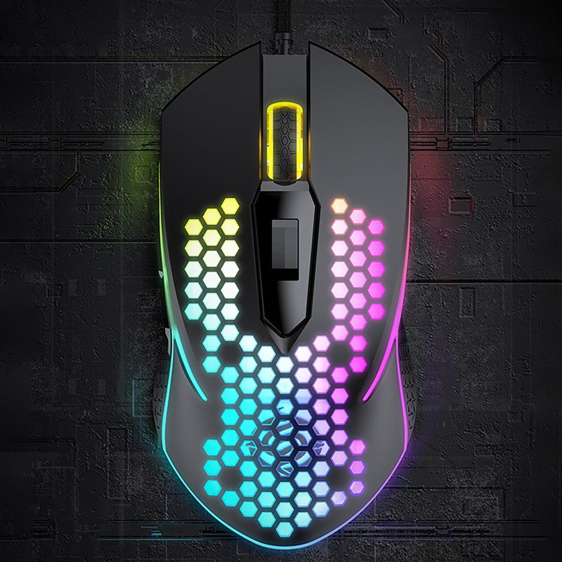 Xinweiqing X8 Wired Luminous DPI Adjustable 6 Buttons USB Optical Gaming Mouse for Computer_voghion.com