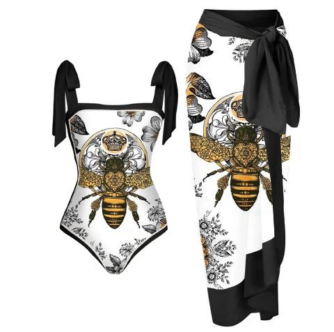 Vêtements pour femmes Maillot de bain une pièce conservateur couvrant le ventre Vacances Plage Source chaude Maillot de bain à manches courtes Bikini Bikini rétro_voghion.com