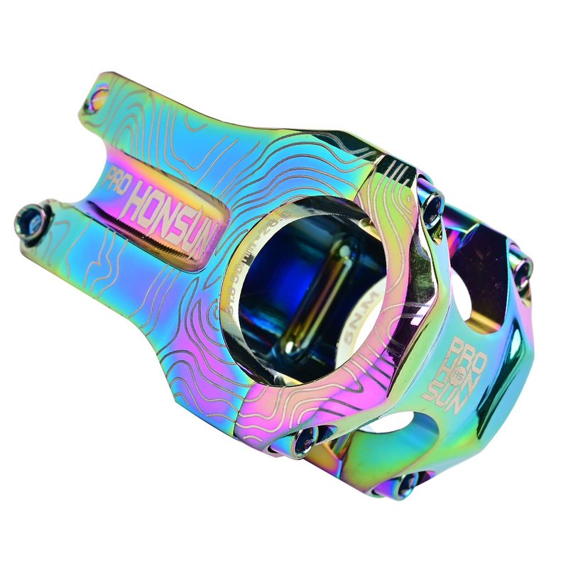 Potence courte HONSUN pour VTT, en alliage d'aluminium, 31,8 mm x 45 mm, angle de rotation de 0°, usinée CNC, accessoires, poids : 145 g_voghion.com