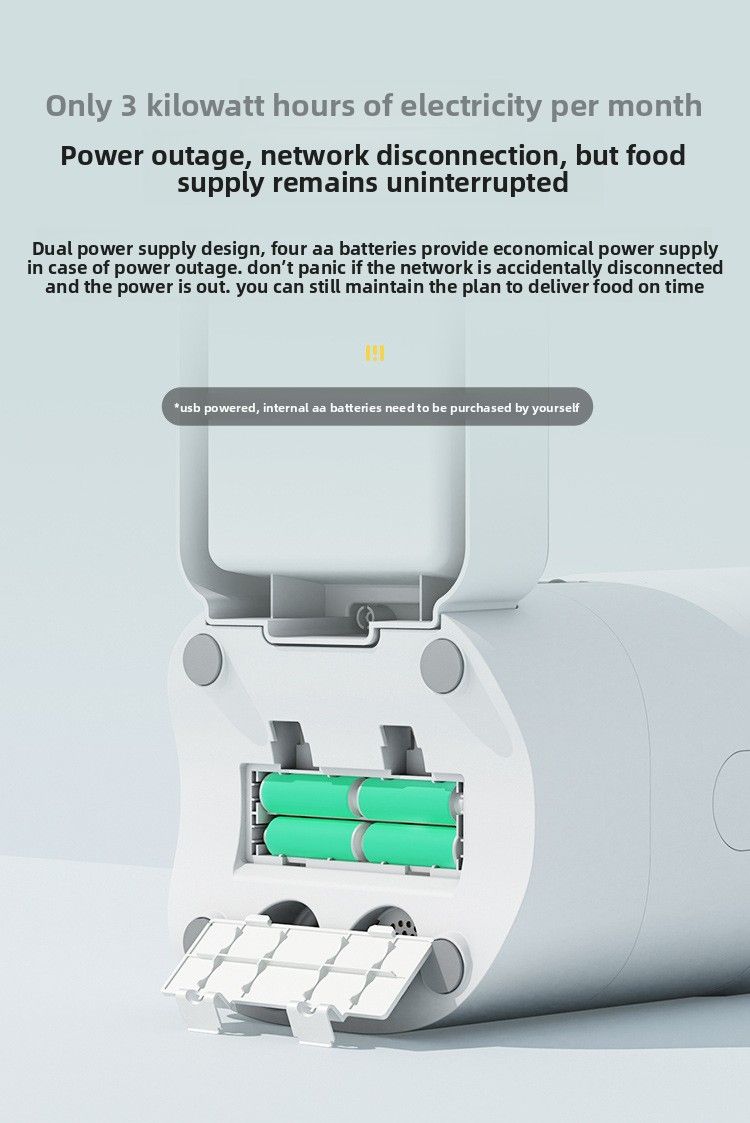 Comedero automático para gatos Cube de 6 l con control remoto, aplicación 5G, wifi y temporizador._voghion.com