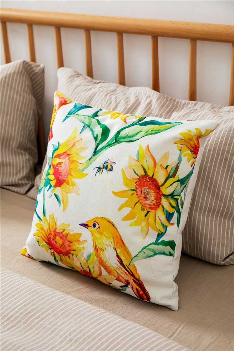 Dieci anni di attenzione della fabbrica su asciugamani da letto in cotone e lino, stampa di girasoli, bandiere da letto per hotel, ostelli e viaggi_voghion.com